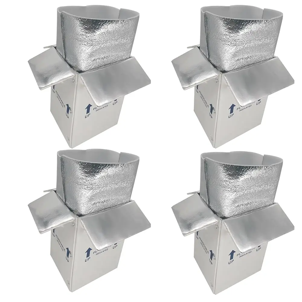7x6x10'' Small Insulated Shipping Boxes with Liners, 4 Pack Small Cold Shipping Boxes, for Perishable Frozen Food, White (TB7
7x6x10'' Small Insulated Shipping Boxes with Liners, 4 Pack Small Cold Shipping Boxes, for Perishable Frozen Food, White (TB7