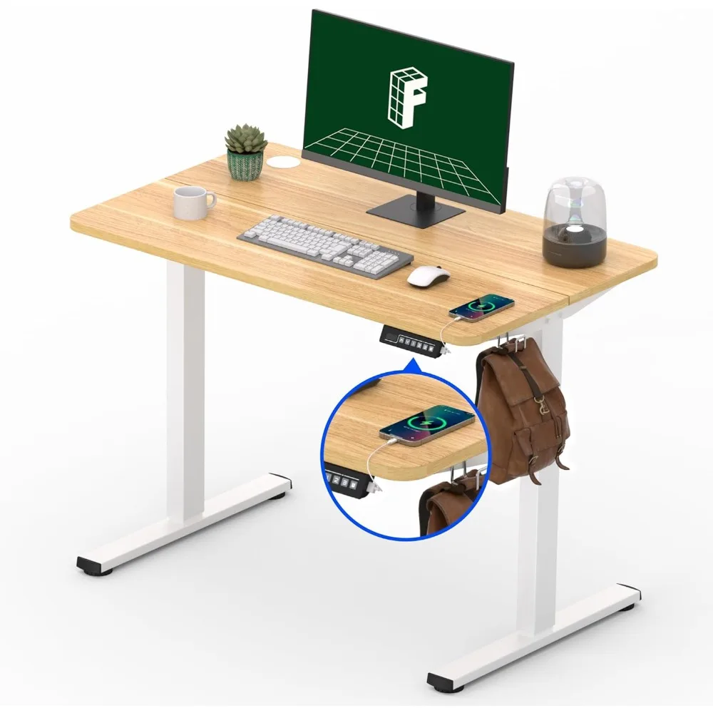 Standing Desk with 40 x 24 Inches Splice Board Ergonomic Memory Controller Height Adjustable Desk (White Frame + 40" Maple Desk
Standing Desk with 40 x 24 Inches Splice Board Ergonomic Memory Controller Height Adjustable Desk (White Frame + 40" Maple Desk