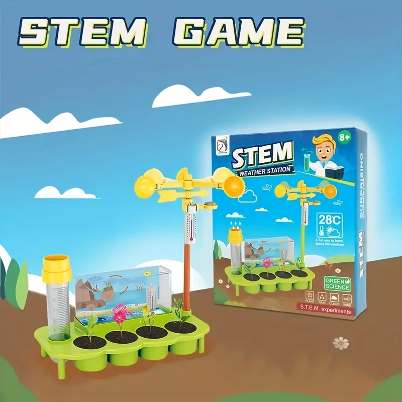 Weather Station Lab Toy For Kids, With Ecological Science Experiment, Educational Game (Accessories are random in color)
Weather Station Lab Toy For Kids, With Ecological Science Experiment, Educational Game (Accessories are random in color)