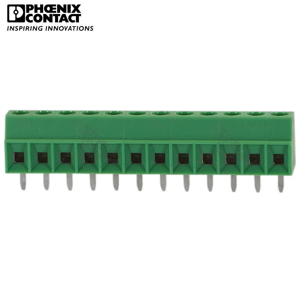 3.5mm Original Genuine Phoenix Contact Connector PCB Screw Terminal Block 12 Pin MKDS 1 3.5 1751345 Wire-to-board 17.5A 200V
3.5mm Original Genuine Phoenix Contact Connector PCB Screw Terminal Block 12 Pin MKDS 1 3.5 1751345 Wire-to-board 17.5A 200V
