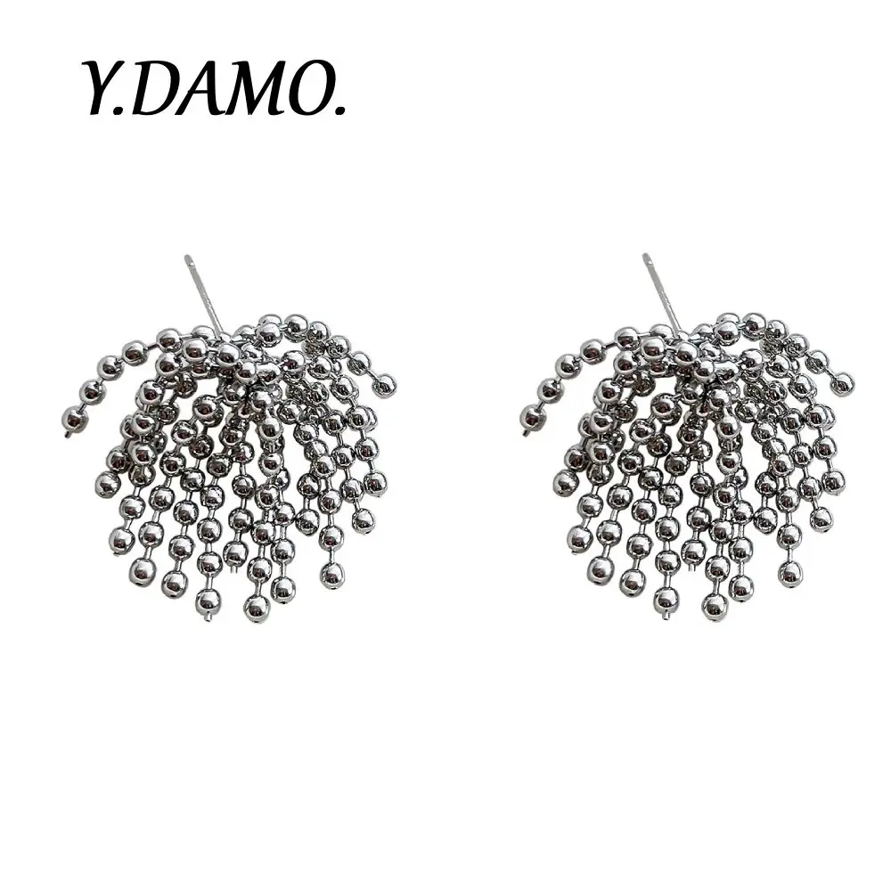 Серьги Damo, корейские серьги с цветком фейерверка, серебро, золото, цвет, нержавеющая сталь, женские украшения, роскошные серьги нестандартного дизайна
Серьги Damo, корейские серьги с цветком фейерверка, серебро, золото, цвет, нержавеющая сталь, женские украшения, роскошные серьги нестандартного дизайна