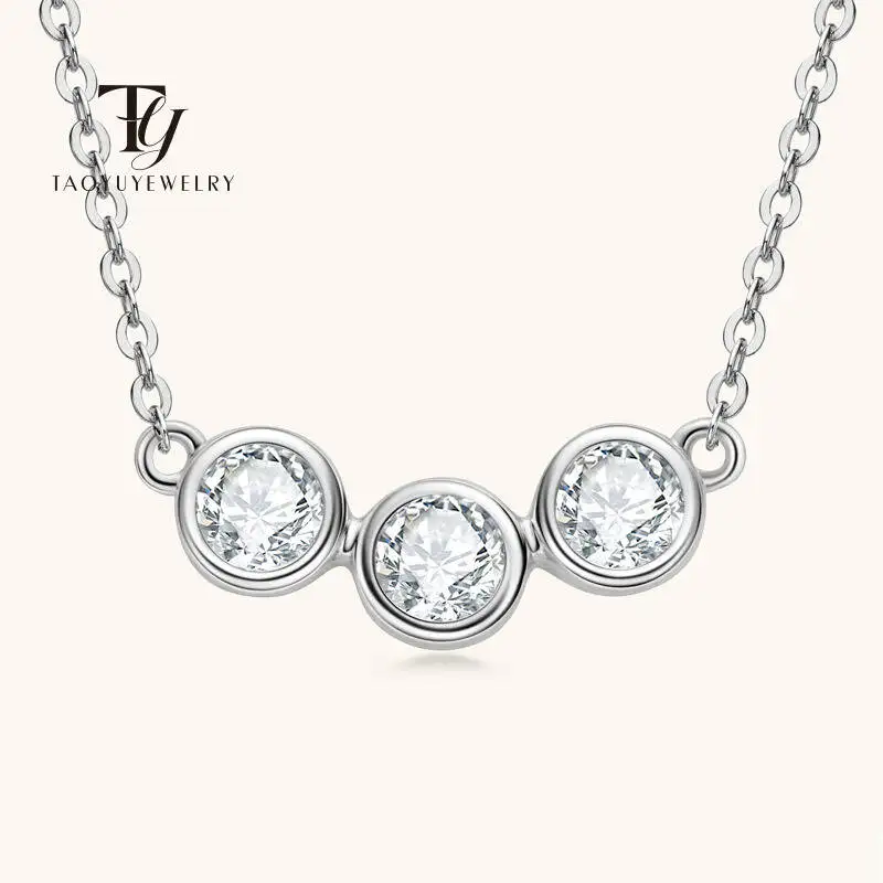 Minimalist Moissanite Women's Necklace 925 Sterling Silver Round Bubble Necklace Fashionable And Best-selling Party Jewelry Gift
Minimalist Moissanite Women's Necklace 925 Sterling Silver Round Bubble Necklace Fashionable And Best-selling Party Jewelry Gift