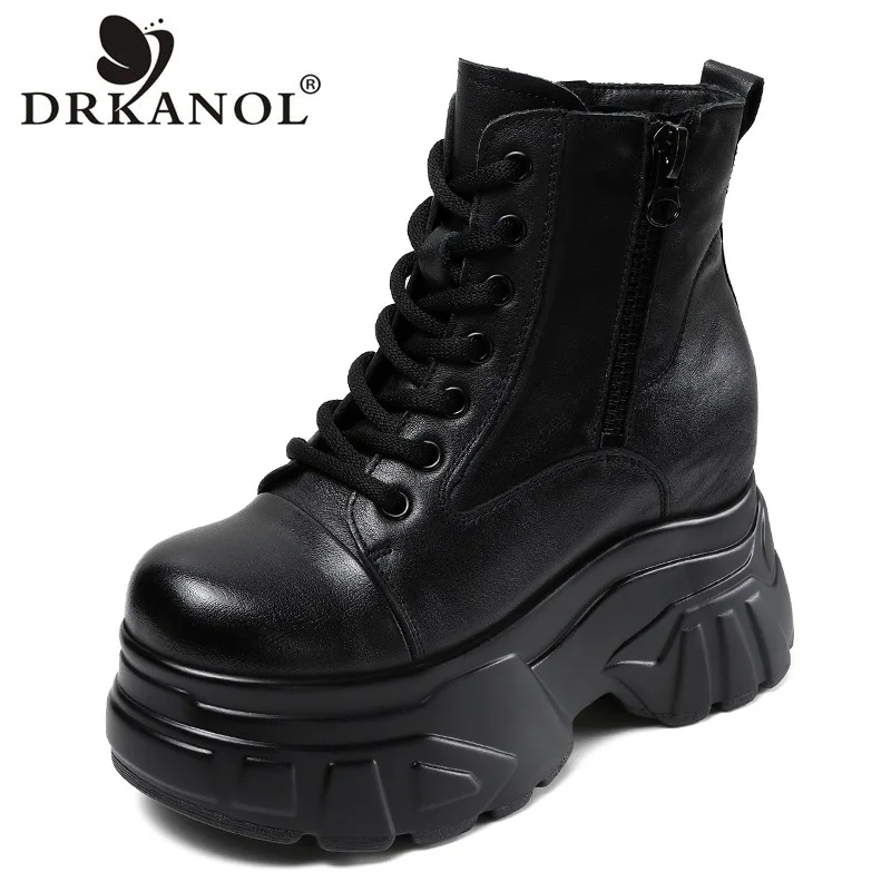 DRKANOL/женские ботильоны на толстой подошве 10 см, увеличивающие рост, осенне-зимние теплые короткие ботинки ручной работы на массивной платформе в стиле ретро
DRKANOL/женские ботильоны на толстой подошве 10 см, увеличивающие рост, осенне-зимние теплые короткие ботинки ручной работы на массивной платформе в стиле ретро
