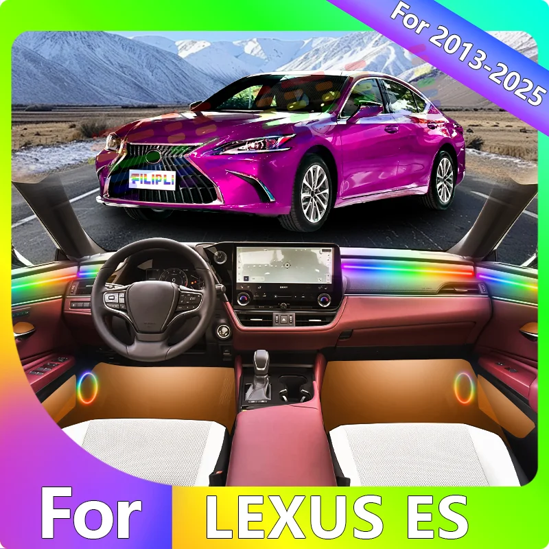 FILIPLI для LEXUS ES для 2018, простая установка, многоцветный автомобильный салон, свет, синхронизация музыки, ритм, светодиодная лента с управлением через приложение
FILIPLI для LEXUS ES для 2018, простая установка, многоцветный автомобильный салон, свет, синхронизация музыки, ритм, светодиодная лента с управлением через приложение