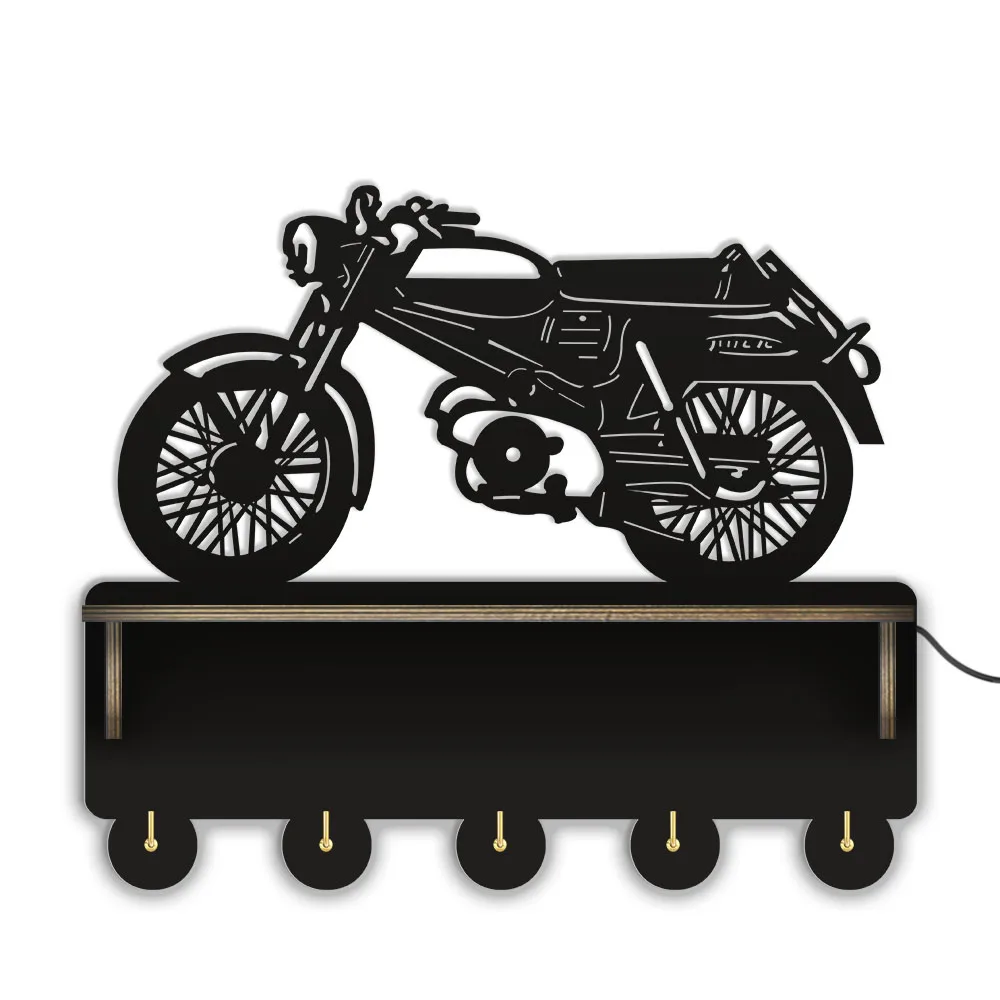 Classic Motorcycle Key Hook Coat Hanger For Man Cave Garage Clothes Multi-purpose Key Holder Rack Organizer Motorbike Biker Gift
Classic Motorcycle Key Hook Coat Hanger For Man Cave Garage Clothes Multi-purpose Key Holder Rack Organizer Motorbike Biker Gift