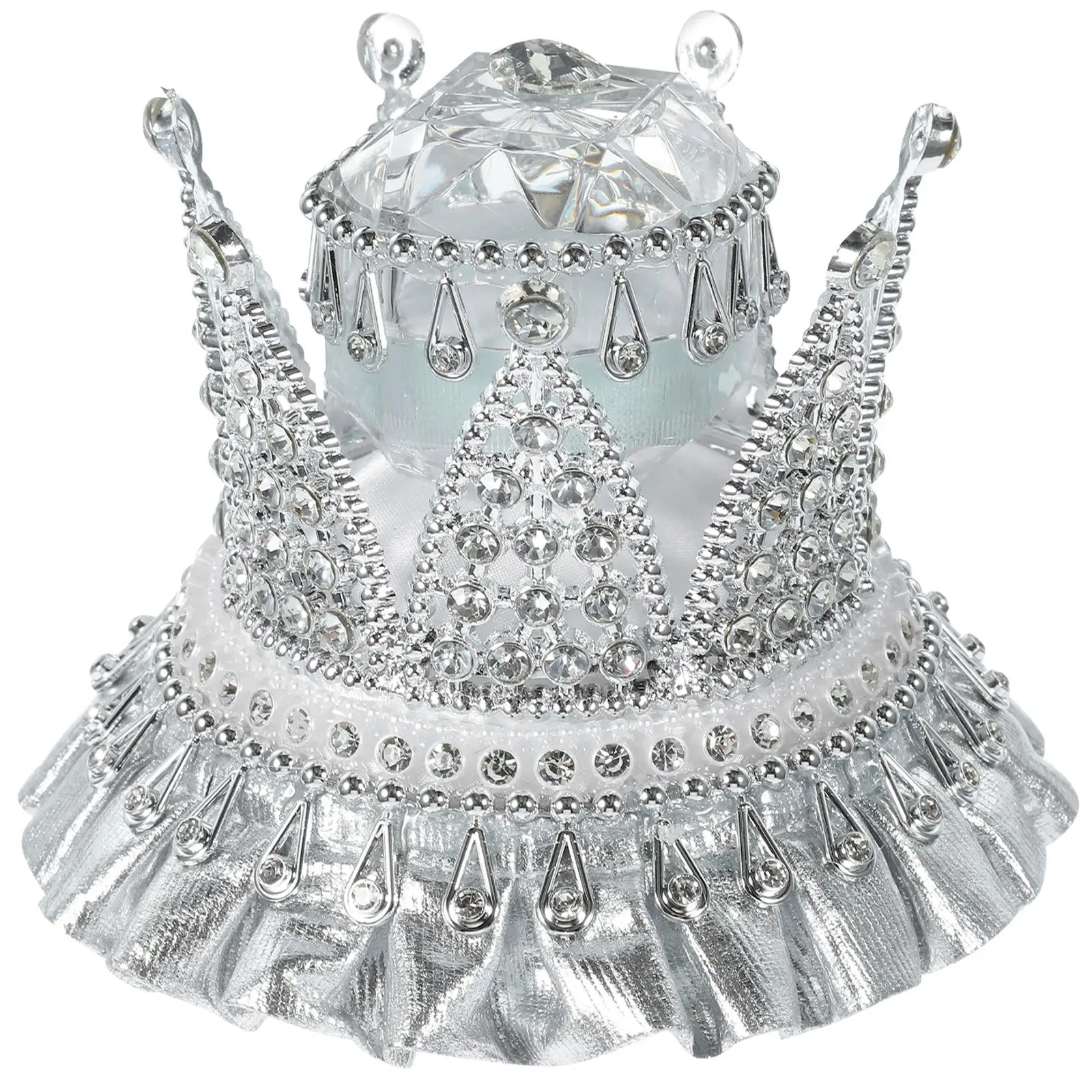 Mini Ring Box Crown Shaped Holder Rings Jewelry Display Bride Bridal Shower Proposal Wedding Ceremony Storage Portable
Mini Ring Box Crown Shaped Holder Rings Jewelry Display Bride Bridal Shower Proposal Wedding Ceremony Storage Portable