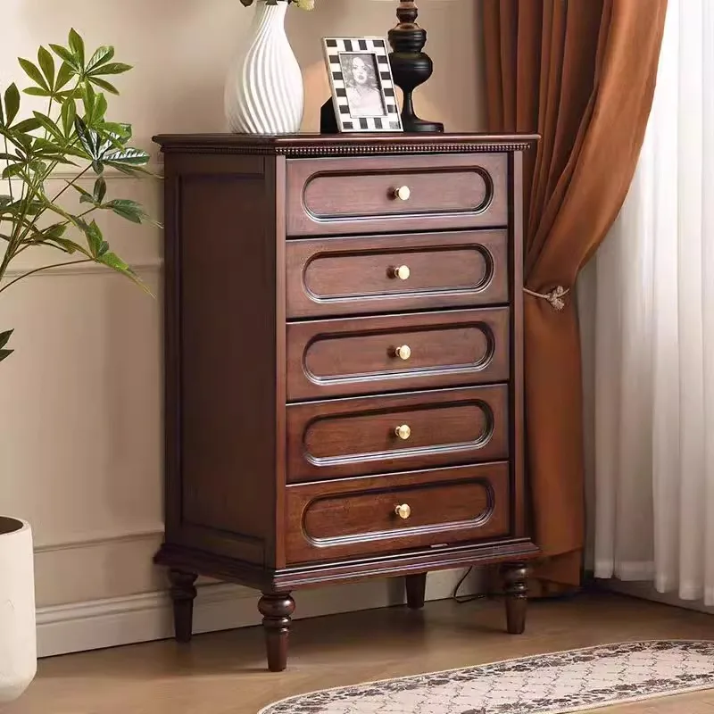 American antique solid wood chest of drawers, eight-bucket cabinet, household living room antique storage cabinet, TV side cabin
American antique solid wood chest of drawers, eight-bucket cabinet, household living room antique storage cabinet, TV side cabin