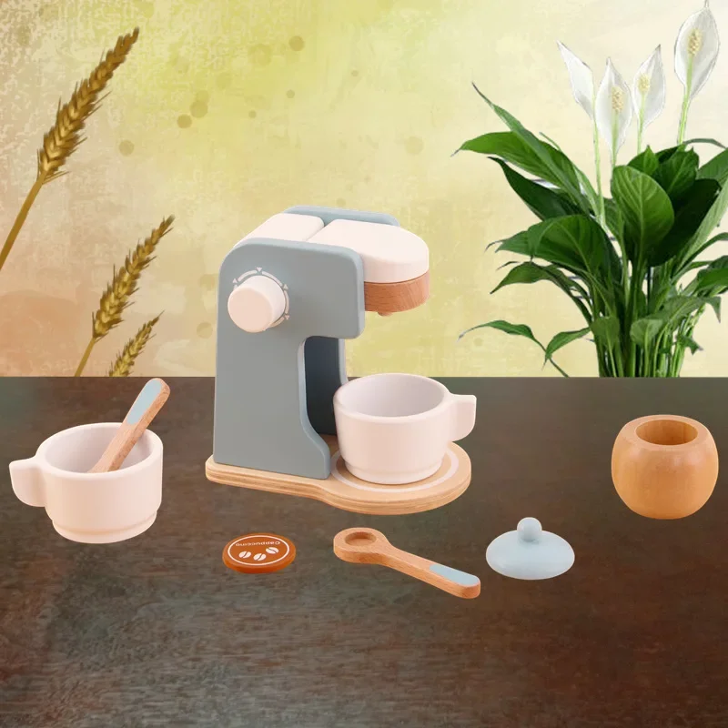 Whimsical Wooden Kitchen Pretend Play Set Includes Coffee Machine Toaster and Food Mixer for Creative and Educational Fun
Whimsical Wooden Kitchen Pretend Play Set Includes Coffee Machine Toaster and Food Mixer for Creative and Educational Fun
