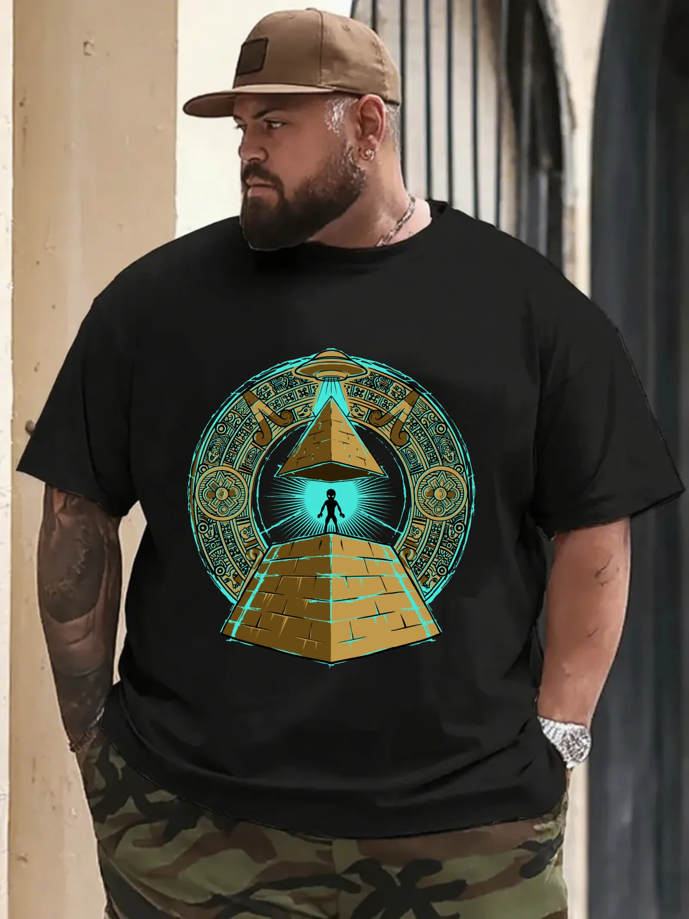 Vintage Steampunk Gear Graphic T-Shirt for Men, Retro Industrial Short Sleeve Tee, Casual Steampunk Print Tops
Vintage Steampunk Gear Graphic T-Shirt for Men, Retro Industrial Short Sleeve Tee, Casual Steampunk Print Tops