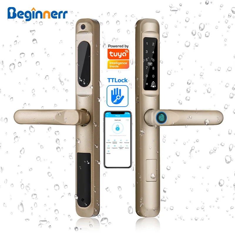 IP66 Waterproof Smart Aluminum door lock 3092 4585 mortise ttlock tuya wifi fingerprint electronic digital sliding door lock
IP66 Waterproof Smart Aluminum door lock 3092 4585 mortise ttlock tuya wifi fingerprint electronic digital sliding door lock