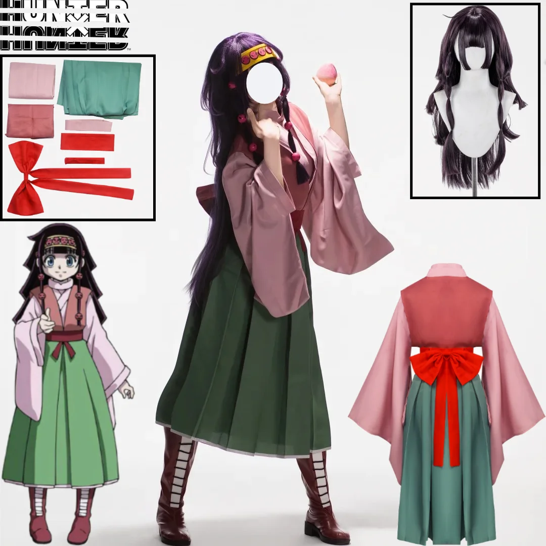 Alluka Zoldyck Cosplay Costume HUNTER×HUNTER Alluka Cosplay Cute Dress Wig Accessories Set Women Role Play Alluka Outfit
Alluka Zoldyck Cosplay Costume HUNTER×HUNTER Alluka Cosplay Cute Dress Wig Accessories Set Women Role Play Alluka Outfit