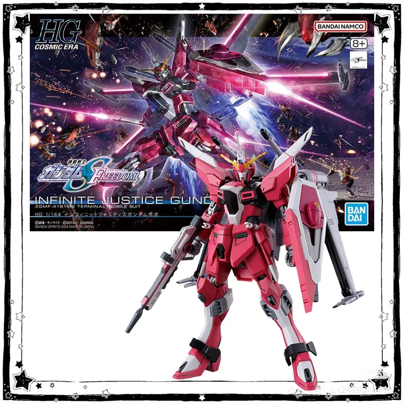 In Stock Bandai Gundam Model Kit Anime Figure HG 1/144 Infinite Justice Type2 Anime Action Figure Collection Assembly Model Toys
In Stock Bandai Gundam Model Kit Anime Figure HG 1/144 Infinite Justice Type2 Anime Action Figure Collection Assembly Model Toys