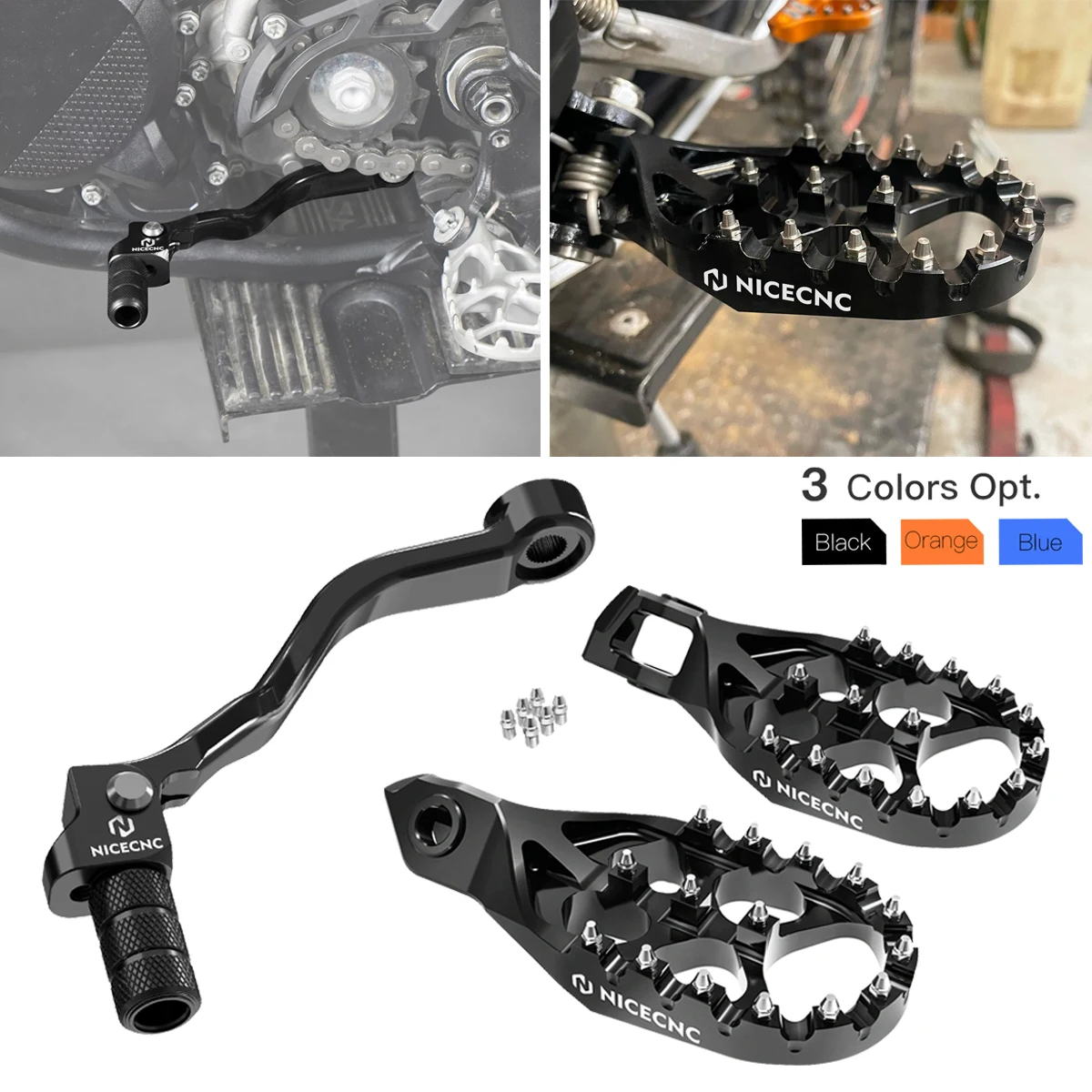 For KTM 2024 EXC 300 250 SX XCW Forged Aluminum Foot Pegs FootRest & Gear Shift Shifter Lever For Husqvarna TE 300 GasGas EC 300
For KTM 2024 EXC 300 250 SX XCW Forged Aluminum Foot Pegs FootRest & Gear Shift Shifter Lever For Husqvarna TE 300 GasGas EC 300