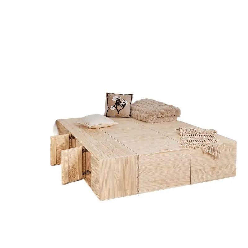Storage box bed rectangular seated storage box widened splicing bed bay window cabinet
Storage box bed rectangular seated storage box widened splicing bed bay window cabinet