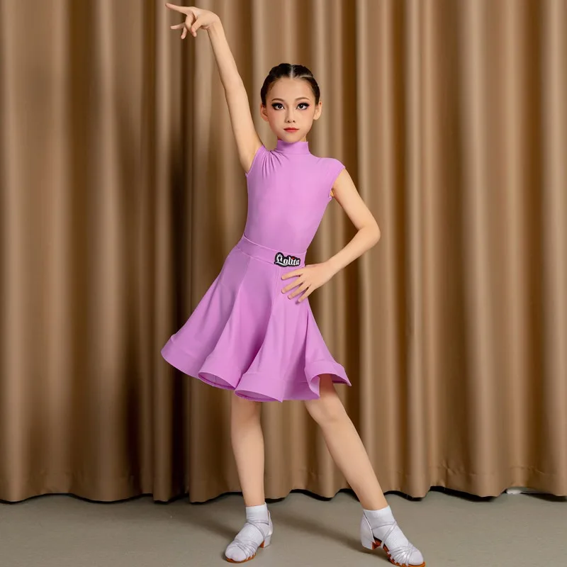 Girls Latin Dance 2-Piece Set High Neck Cap/Long Sleeve Bodysuit + Skirt Competition Training Costume For Kids Ballroom Salsa
Girls Latin Dance 2-Piece Set High Neck Cap/Long Sleeve Bodysuit + Skirt Competition Training Costume For Kids Ballroom Salsa