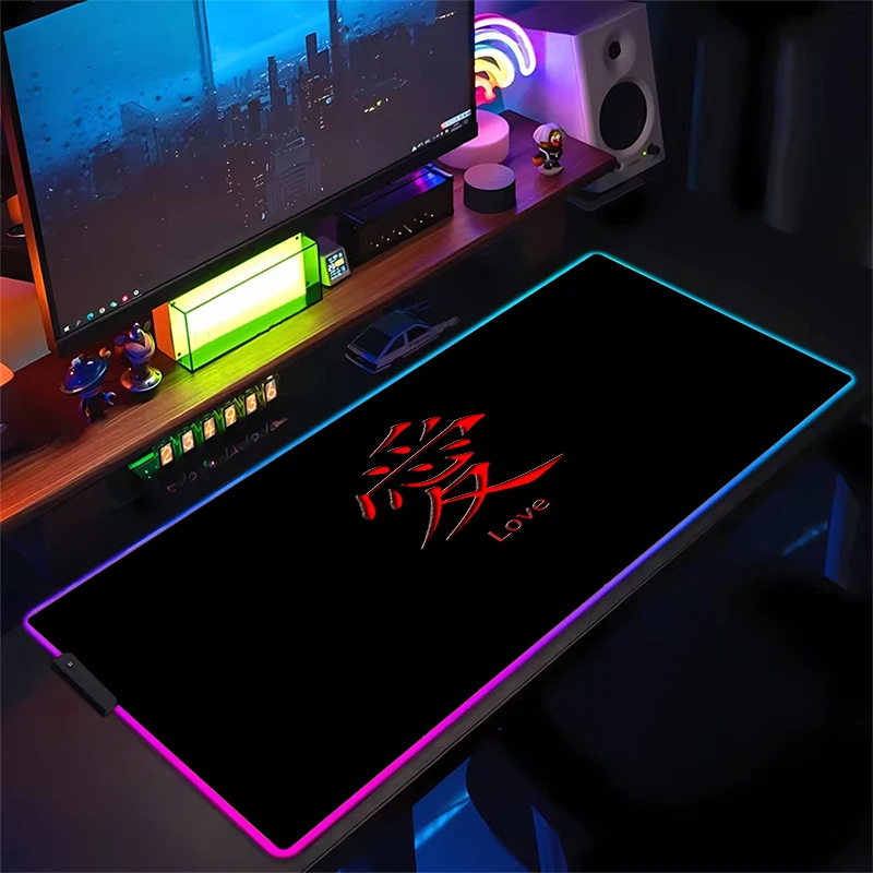 Black style gradient RGB luminous mouse pad high-end black solid color e-sports watch pads super large gaming keyboard mats XXL
Black style gradient RGB luminous mouse pad high-end black solid color e-sports watch pads super large gaming keyboard mats XXL