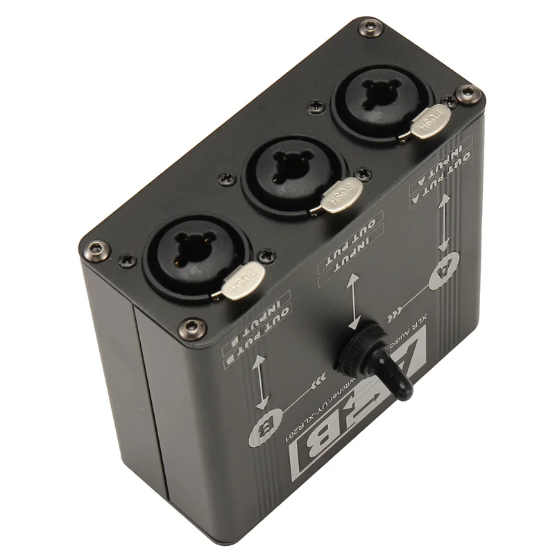 AA60-Ручной аудиопереключатель 2 в 1, выход/1 в 2, аудиопереключатель 6,35/6,5 XLR аудиопереключатель для микрофона, микшера звуковой карты
AA60-Ручной аудиопереключатель 2 в 1, выход/1 в 2, аудиопереключатель 6,35/6,5 XLR аудиопереключатель для микрофона, микшера звуковой карты