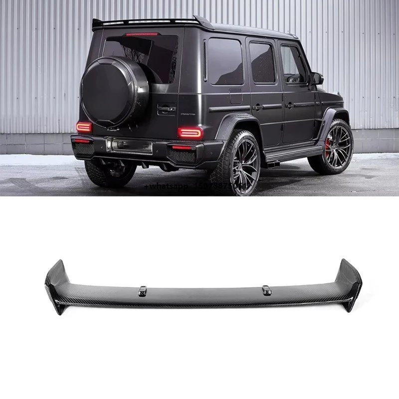 G WAGON W464 W463A G63 G500 G400 W464 Shark Style Dry Carbon Rear Wing Car Upgrade Facelift Bodykit Tail Wing Rear Roof Spoiler
G WAGON W464 W463A G63 G500 G400 W464 Shark Style Dry Carbon Rear Wing Car Upgrade Facelift Bodykit Tail Wing Rear Roof Spoiler