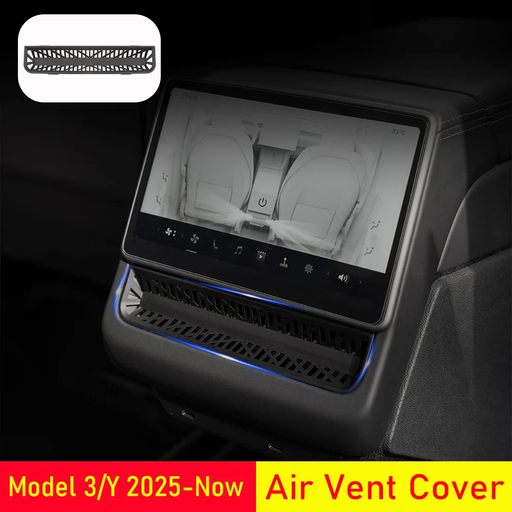 Rear Condition Air Vent Outlet Cover Air Flow Vent Grille Protection Compatible with 2025 2026 Tesla Model Y Juniper Accessories
Rear Condition Air Vent Outlet Cover Air Flow Vent Grille Protection Compatible with 2025 2026 Tesla Model Y Juniper Accessories
