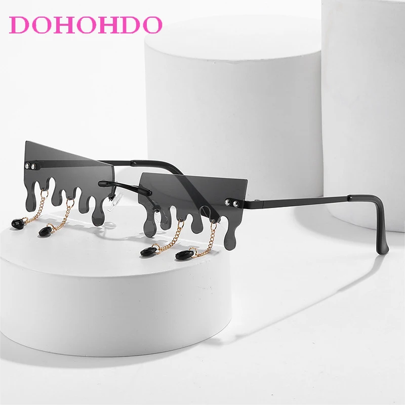 Vintage Wacky Sunglasses Women Men Fashion Trend Brand Design Rimless Hip Hop Sun Glasses Ladies Street Snap Party Shades UV400
Vintage Wacky Sunglasses Women Men Fashion Trend Brand Design Rimless Hip Hop Sun Glasses Ladies Street Snap Party Shades UV400