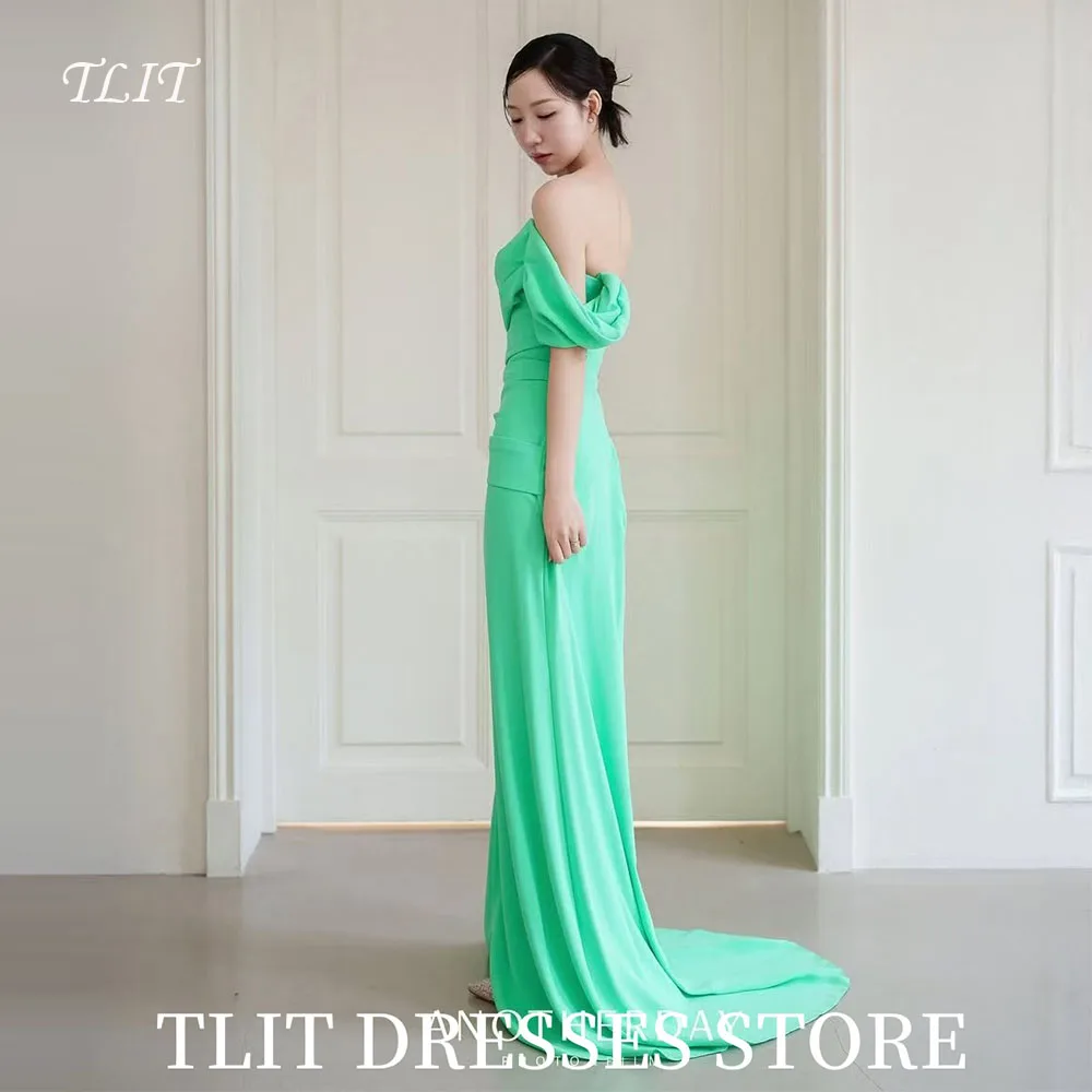 TLIT Simple Fluorescent Green Mermaid Evening Dress Saudi Arabic Women Formal Party Gown High Side Split Customized Dress
TLIT Simple Fluorescent Green Mermaid Evening Dress Saudi Arabic Women Formal Party Gown High Side Split Customized Dress