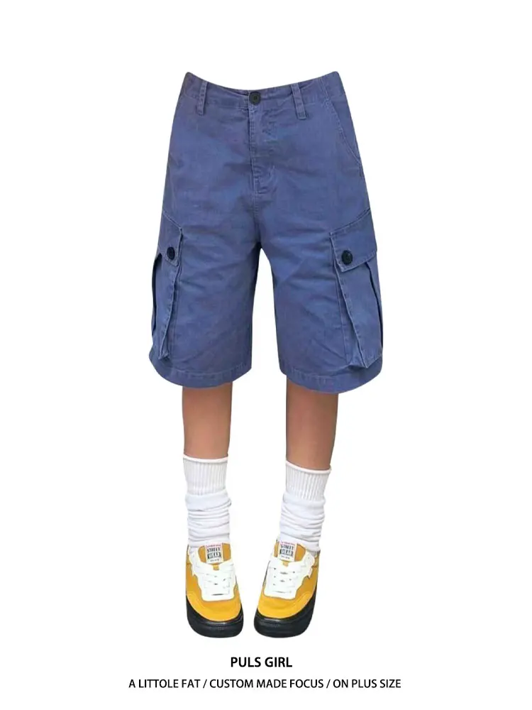 Loose High Waist Wide Leg Jeans Women's Vintage Washed Workwear Denim Shorts Casual Comfortable plus Size Spring Summer
Loose High Waist Wide Leg Jeans Women's Vintage Washed Workwear Denim Shorts Casual Comfortable plus Size Spring Summer