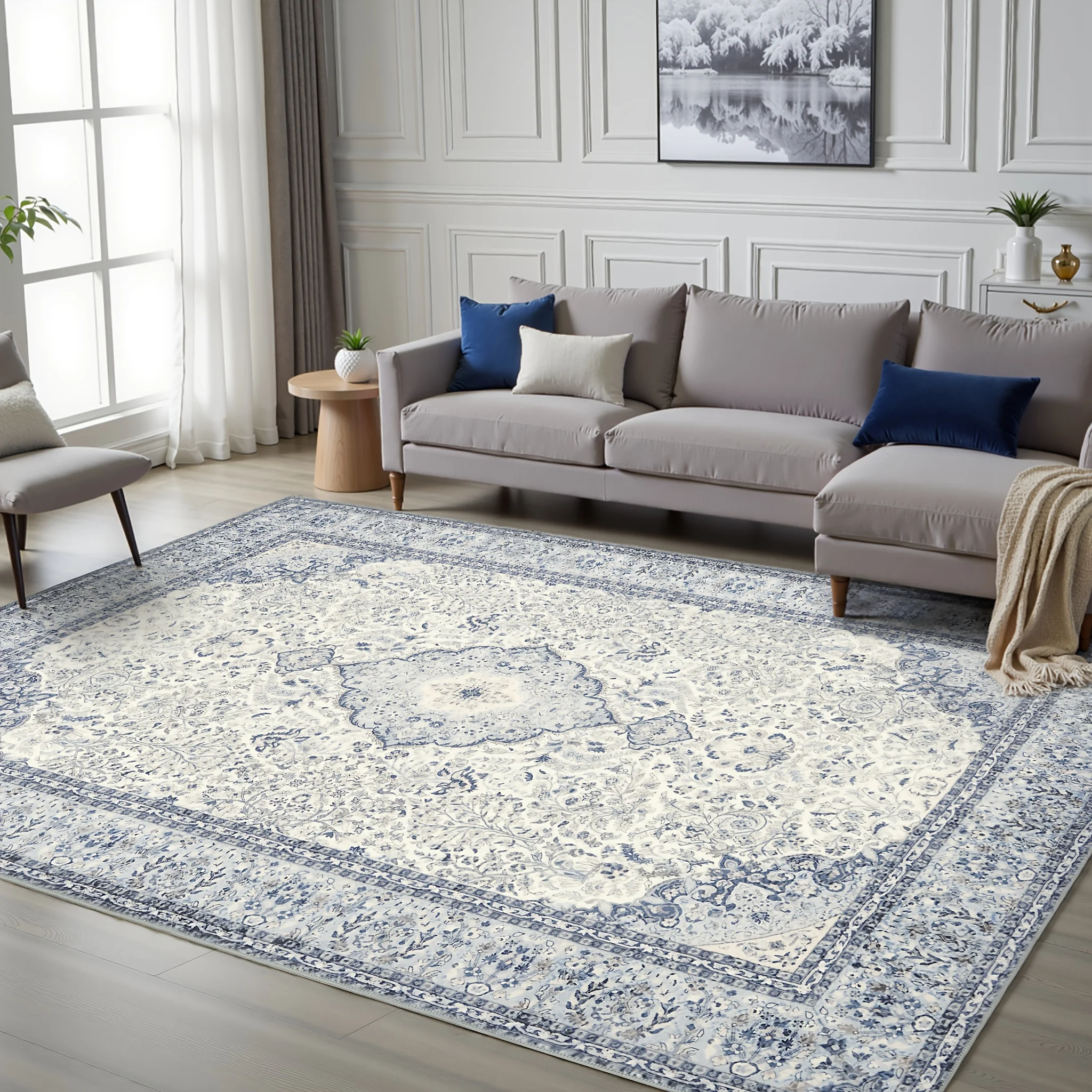 Machine Washable Non-Slip Vintage Retro Area Rugs, Low Pile Lightweight Rug For Living Room Bedroom Dining Room Home Office, Indoor Dormitory With Anti-Skid Backing, Easy Clean Home Decor, Patio & Garden Decor, Camping Rugs, Mother'S Day Gift
Machine Washable Non-Slip Vintage Retro Area Rugs, Low Pile Lightweight Rug For Living Room Bedroom Dining Room Home Office, Indoor Dormitory With Anti-Skid Backing, Easy Clean Home Decor, Patio & Garden Decor, Camping Rugs, Mother'S Day Gift