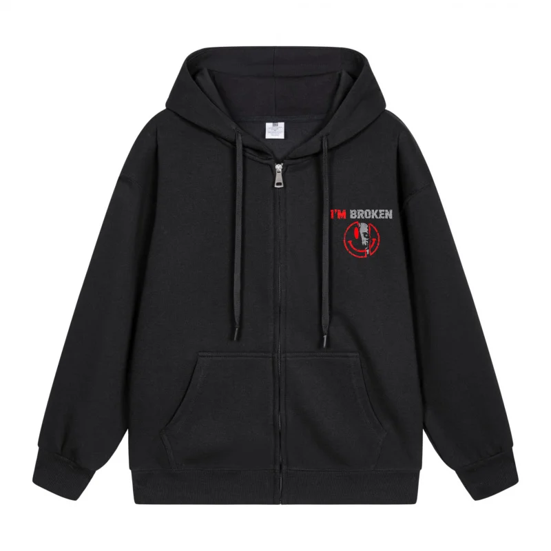 Men's Zip-Up Hoodie Black Hoodie With Red Logo Halloween in 2025 Casual Couples’ Style Halloween Theme Halloween Party Outfit
Men's Zip-Up Hoodie Black Hoodie With Red Logo Halloween in 2025 Casual Couples’ Style Halloween Theme Halloween Party Outfit