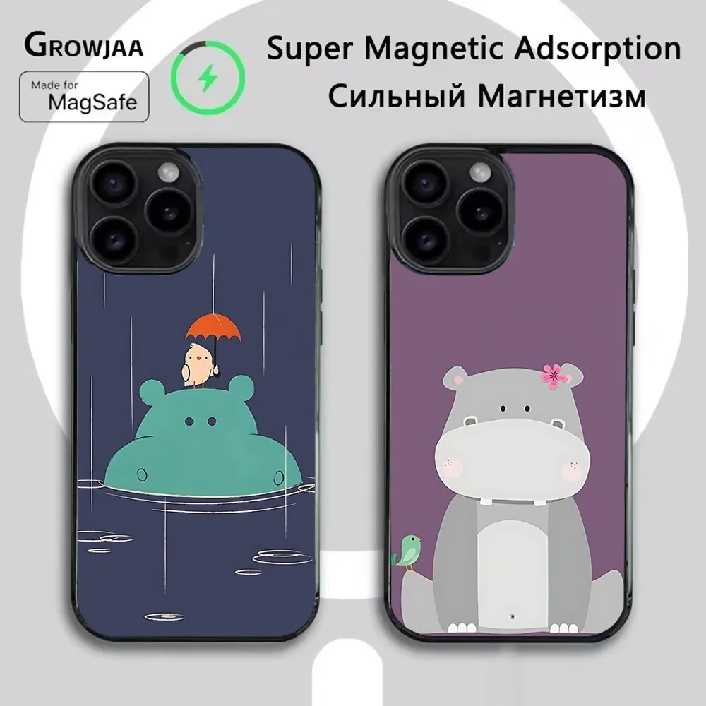 Cartoon Animal Hippopotamus Phone Case For iPhone 16e,16,15,14,13,12,11,Plus,Pro,Max,Mini Magsafe Magnetic Wireless Charging
Cartoon Animal Hippopotamus Phone Case For iPhone 16e,16,15,14,13,12,11,Plus,Pro,Max,Mini Magsafe Magnetic Wireless Charging