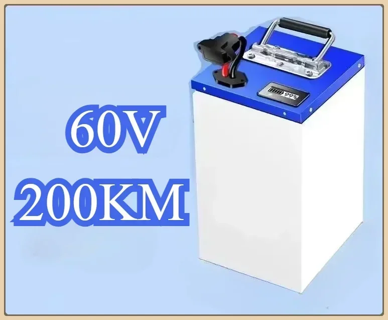 Трехместная литиевая батарея сверхбольшой емкости 200 км, 60 В, литиевая батарея для электрического мотоцикла, литиевая батарея для трехколесного велосипеда
Трехместная литиевая батарея сверхбольшой емкости 200 км, 60 В, литиевая батарея для электрического мотоцикла, литиевая батарея для трехколесного велосипеда