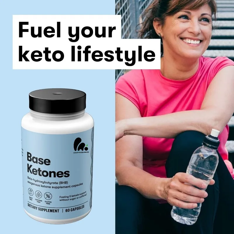 Ketone capsules containing BHB electrolyte for moisturizing, caffeine free energy, ketogenic diet, focused support, 60 capsules
Ketone capsules containing BHB electrolyte for moisturizing, caffeine free energy, ketogenic diet, focused support, 60 capsules