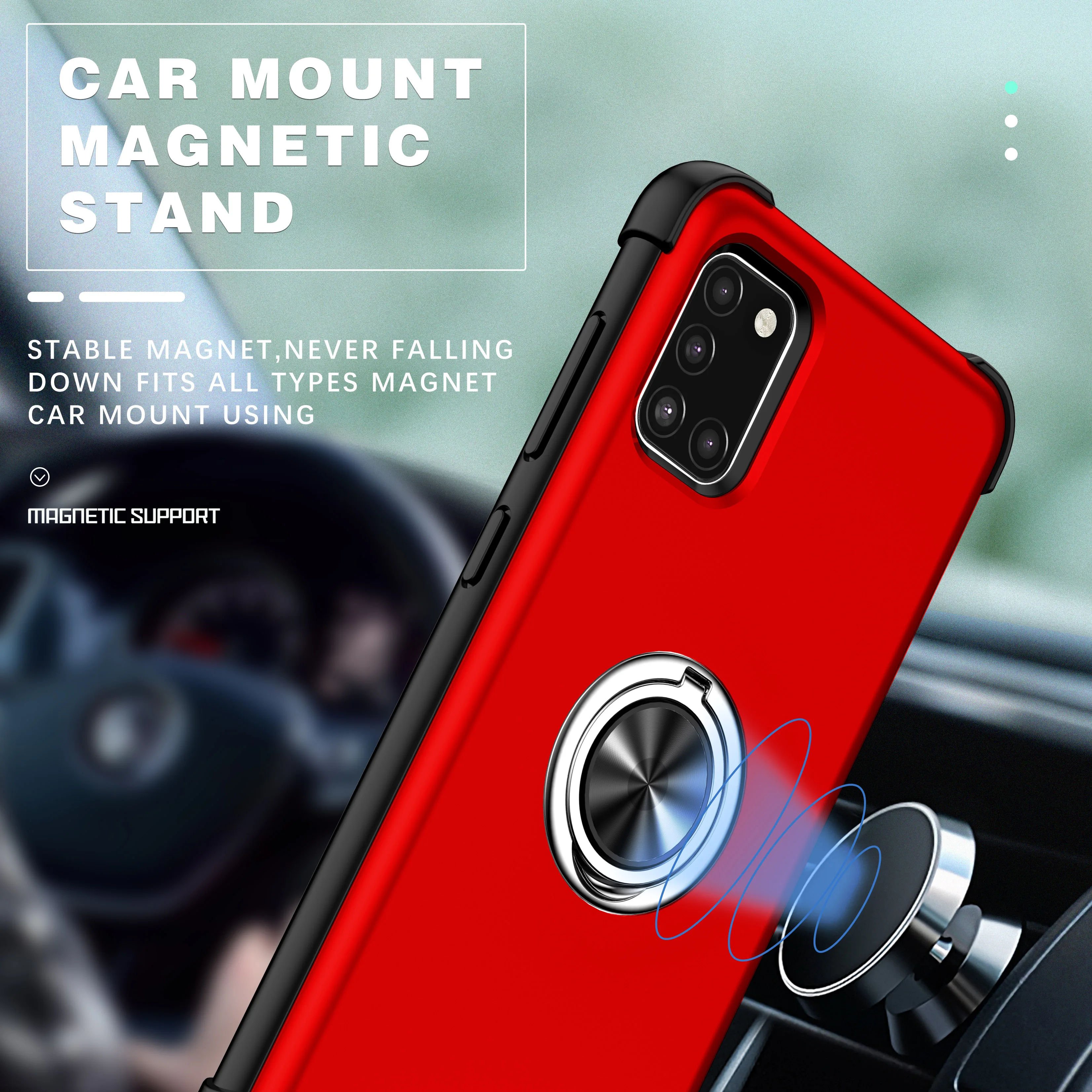 Shockproof Phone Case For Samsung Galaxy A32 4G Build-in Ring Kickstand Magnetic Holder Back Cover
Shockproof Phone Case For Samsung Galaxy A32 4G Build-in Ring Kickstand Magnetic Holder Back Cover
