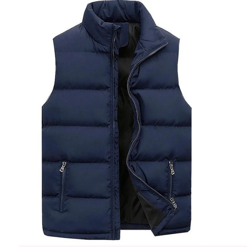 Fashion Mens Jacket Vest Sleeveless Spring Autumn Casual Cotton-padded Coats Winter Men's Vest Outwear Thicken Waistcoat MY826
Fashion Mens Jacket Vest Sleeveless Spring Autumn Casual Cotton-padded Coats Winter Men's Vest Outwear Thicken Waistcoat MY826
