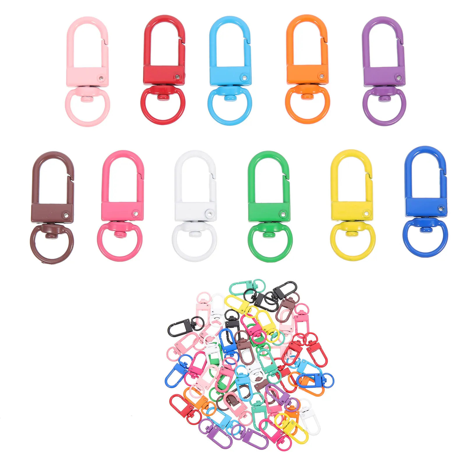 50 Pcs Swivel Strap Buckle Zinc Alloy Lobster Clasp Small Claw Hardware Snap Hook for Purse Backpack Dog Collar Luggage
50 Pcs Swivel Strap Buckle Zinc Alloy Lobster Clasp Small Claw Hardware Snap Hook for Purse Backpack Dog Collar Luggage