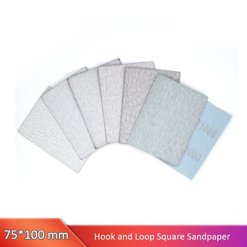 20Pcs 75*100mm Square Sandpaper Aluminum Oxide Sanding Paper Hook and Loop for Sander Woodworking Paint Polishing DIY Tools
20Pcs 75*100mm Square Sandpaper Aluminum Oxide Sanding Paper Hook and Loop for Sander Woodworking Paint Polishing DIY Tools
