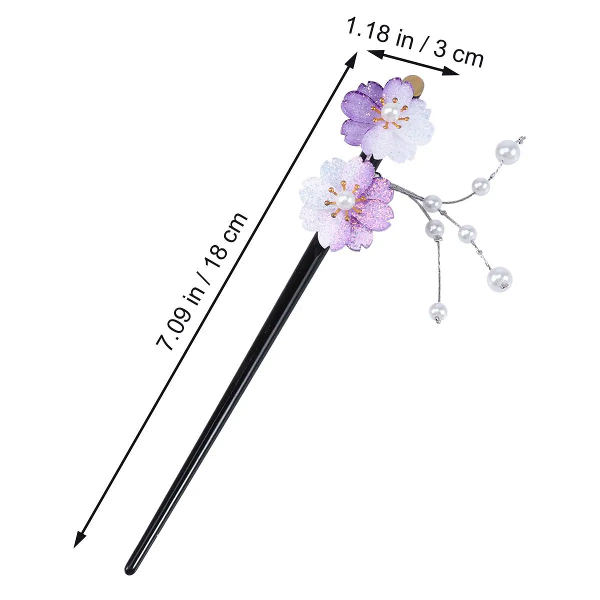 Cherry Blossom Hairpin Vintage Women Purple Bride Hair Stick Costume Accessories DIY Hairstyle Durable Elegant
Cherry Blossom Hairpin Vintage Women Purple Bride Hair Stick Costume Accessories DIY Hairstyle Durable Elegant
