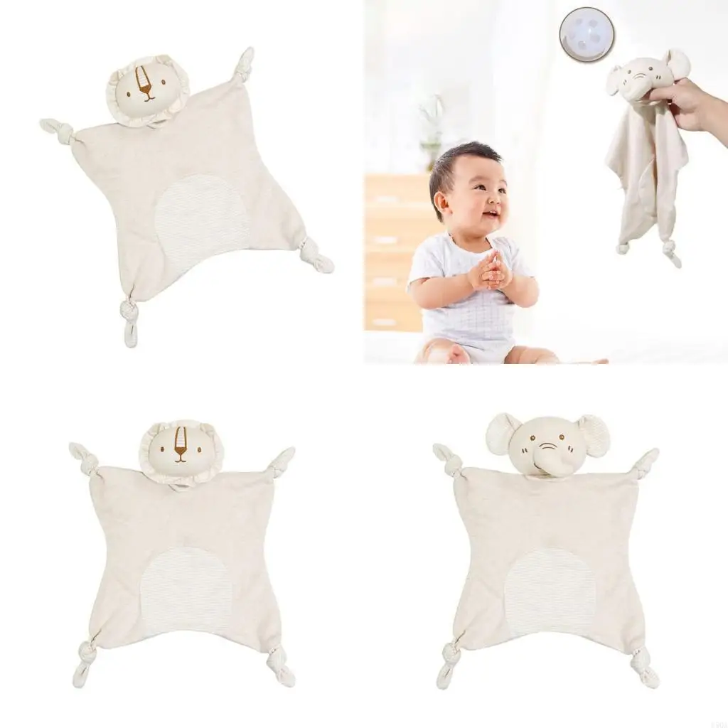 D5QA Adorable Animal Baby Soothing Blanket Soft Breathable PP Cotton Soother Doll Toy for Newborns Travel Nursery Home
D5QA Adorable Animal Baby Soothing Blanket Soft Breathable PP Cotton Soother Doll Toy for Newborns Travel Nursery Home