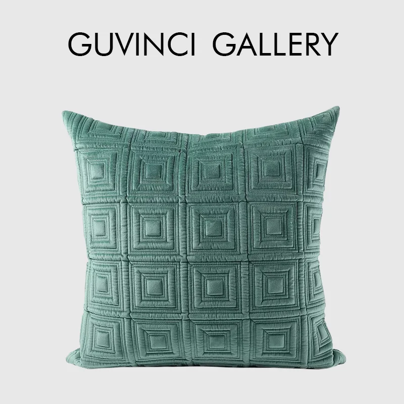 GUVINCI Stockholm Modern Luxury Velvet Throw Pillow Cover Three Dimensional Embroidery Square Cushion Case 50x50cm Teal Blue
GUVINCI Stockholm Modern Luxury Velvet Throw Pillow Cover Three Dimensional Embroidery Square Cushion Case 50x50cm Teal Blue