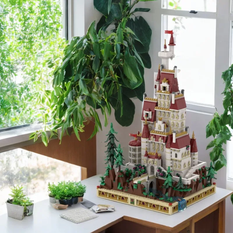 2781 шт. MOC «Красавица и чудовище», мини-замок в сборе, строительный блок, модель, детские развивающие игрушки, подарки, украшения
2781 шт. MOC «Красавица и чудовище», мини-замок в сборе, строительный блок, модель, детские развивающие игрушки, подарки, украшения