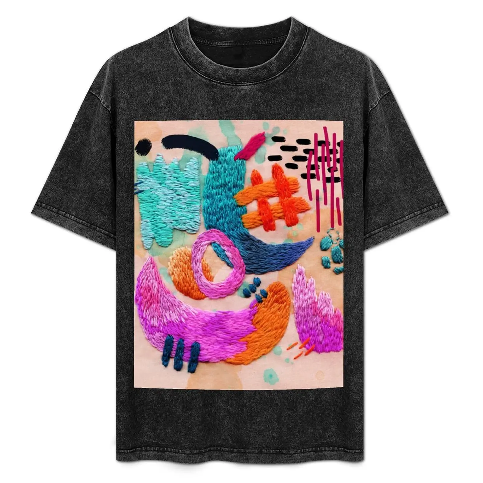 abstract embroidery T-Shirt Casual Graphic Print Tee
abstract embroidery T-Shirt Casual Graphic Print Tee