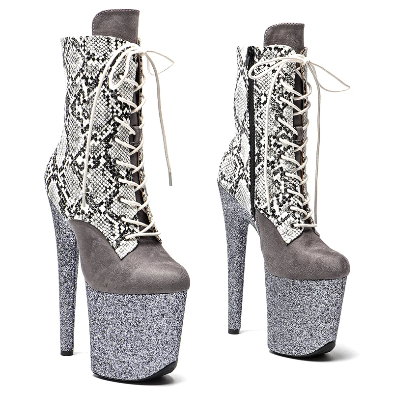 Leecabe 20CM/8inches color matching Super High Heel Pole Dancing Ankle Boots Lacing Fashion Club Stage Performance High Heel 3B
Leecabe 20CM/8inches color matching Super High Heel Pole Dancing Ankle Boots Lacing Fashion Club Stage Performance High Heel 3B