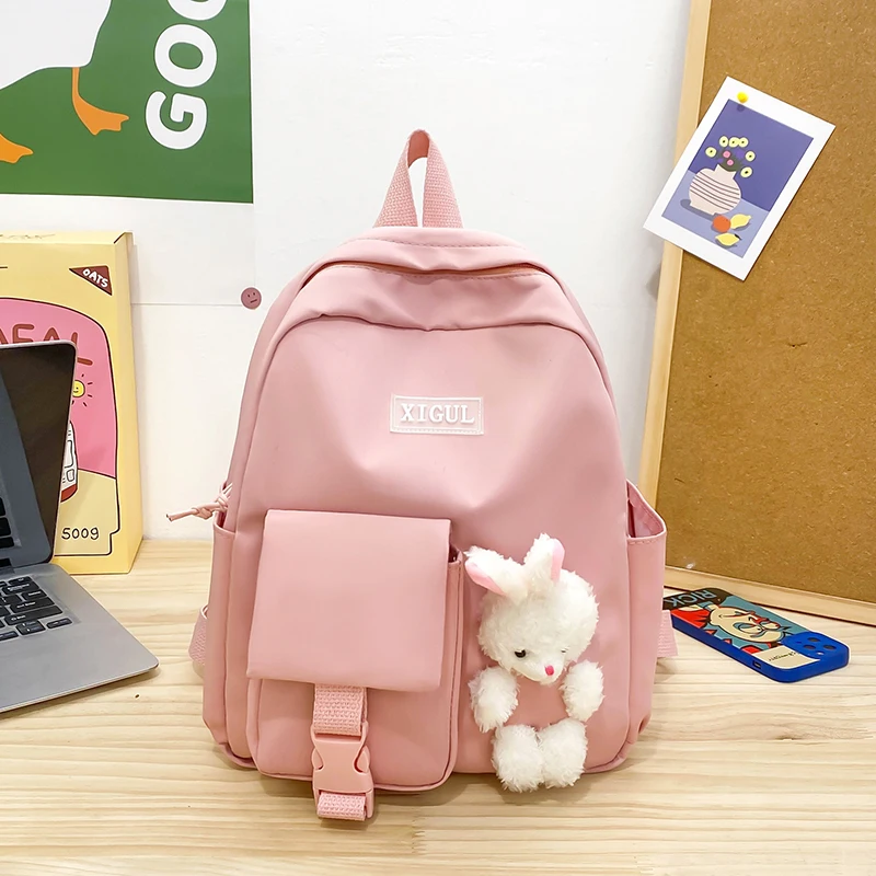 Fashion Backpacks for students rabbit Backpack for Teenage Girls school bags for girls Boys Kawaii Schoolbag Large Nylon Bagpack
Fashion Backpacks for students rabbit Backpack for Teenage Girls school bags for girls Boys Kawaii Schoolbag Large Nylon Bagpack