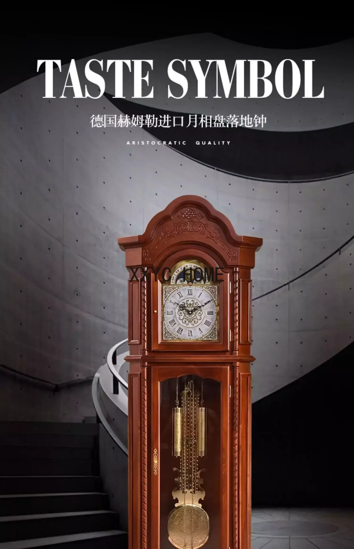 The Grandfather Clock Living Room Home Retro European Style Villa Vertical Clock and Mechanical Pendulum Clock
The Grandfather Clock Living Room Home Retro European Style Villa Vertical Clock and Mechanical Pendulum Clock
