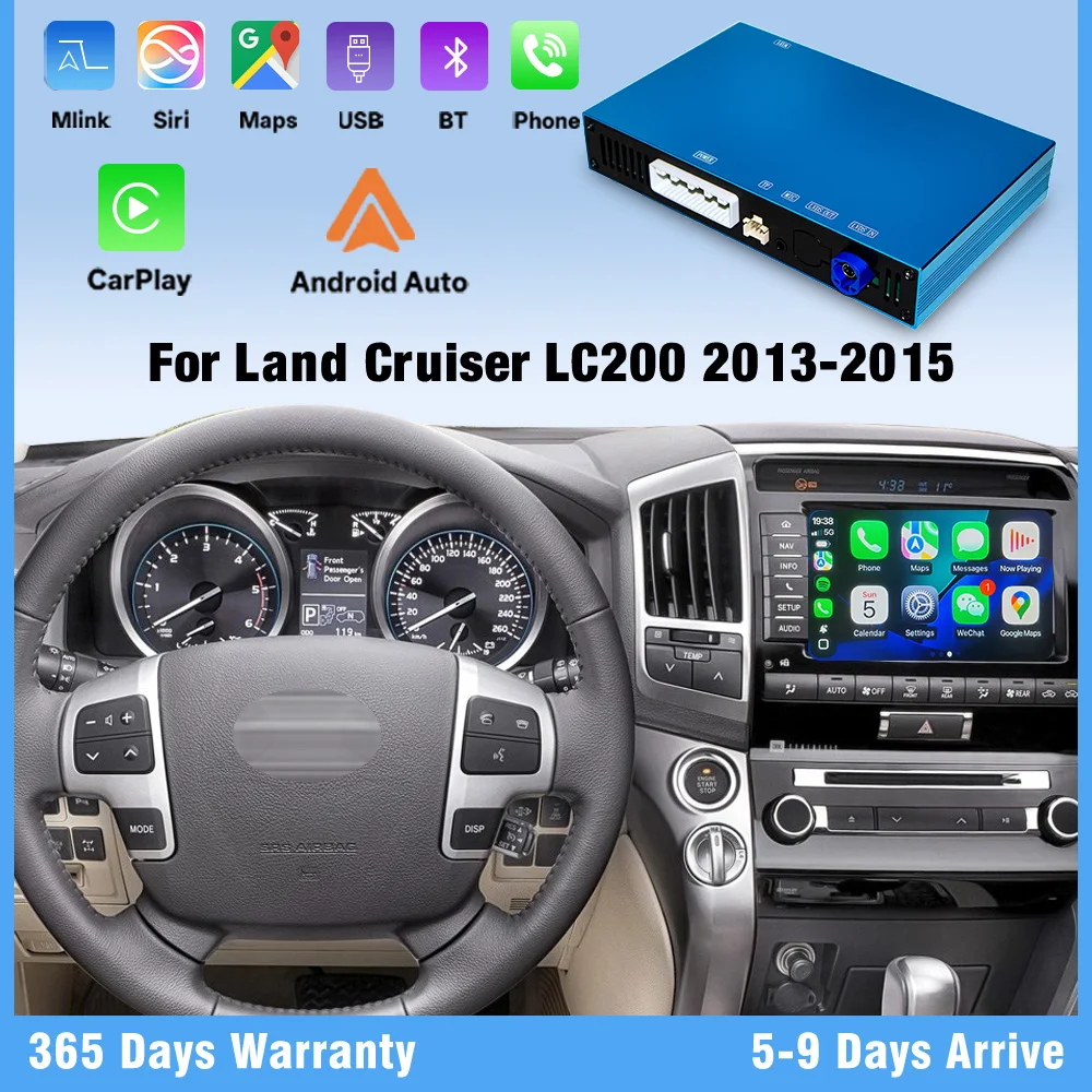 Wireless CarPlay For Land Cruiser LC200 2013-2015 Android Auto Airplay GPS Navi Mirrorring Airplay Camera DSP Apple Car play
Wireless CarPlay For Land Cruiser LC200 2013-2015 Android Auto Airplay GPS Navi Mirrorring Airplay Camera DSP Apple Car play