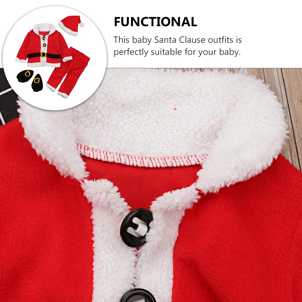 Christmas Suits Infant Santa Long Sleeve Tops Baby Costume Matching Shoes Warm Fabrics Fleece Christmas Clothing Set Baby
Christmas Suits Infant Santa Long Sleeve Tops Baby Costume Matching Shoes Warm Fabrics Fleece Christmas Clothing Set Baby