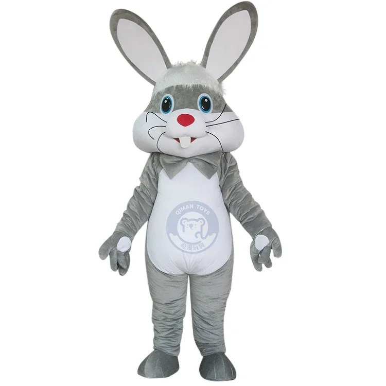Adult Size Gray Rabbit Plush Animal Cartoon Mascot Costume for Sale
Adult Size Gray Rabbit Plush Animal Cartoon Mascot Costume for Sale