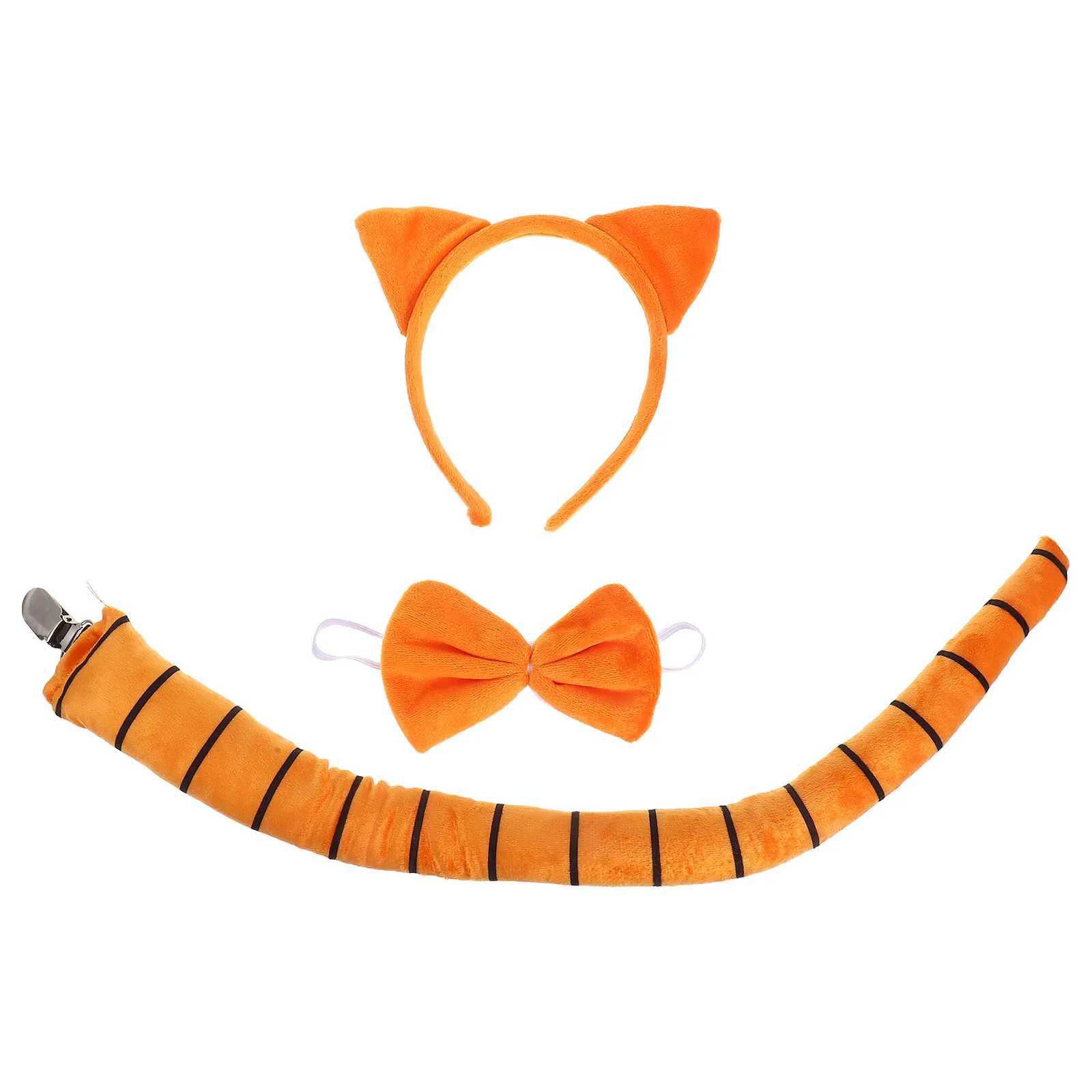 Children Animal Set Orange Cat Ears Headband Tail Costume Accessories Girls Headdress Soft Longlasting Selected Fabrics Safe
Children Animal Set Orange Cat Ears Headband Tail Costume Accessories Girls Headdress Soft Longlasting Selected Fabrics Safe
