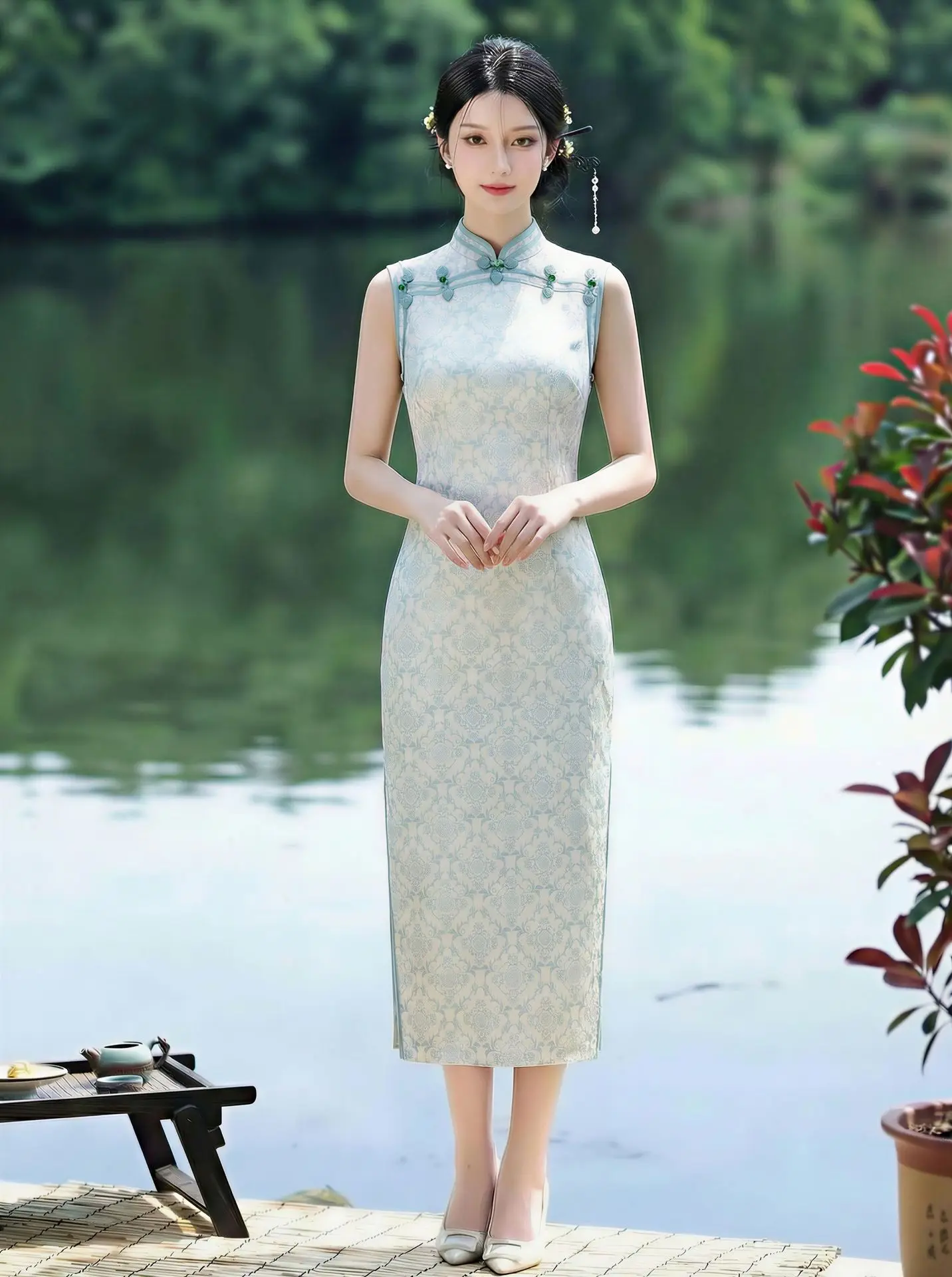 Sexy Sleeveless Cheongsam Summer Women's Improved Retro Chinese Style Temperament Young Qipao
Sexy Sleeveless Cheongsam Summer Women's Improved Retro Chinese Style Temperament Young Qipao