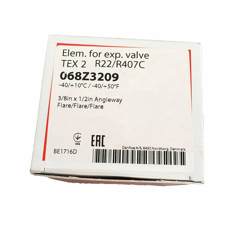New Thermal Expansion Valve External Balance R22/R407C Air Conditioning Cold Storage TEX2 068Z3209 Expansion Valve
New Thermal Expansion Valve External Balance R22/R407C Air Conditioning Cold Storage TEX2 068Z3209 Expansion Valve