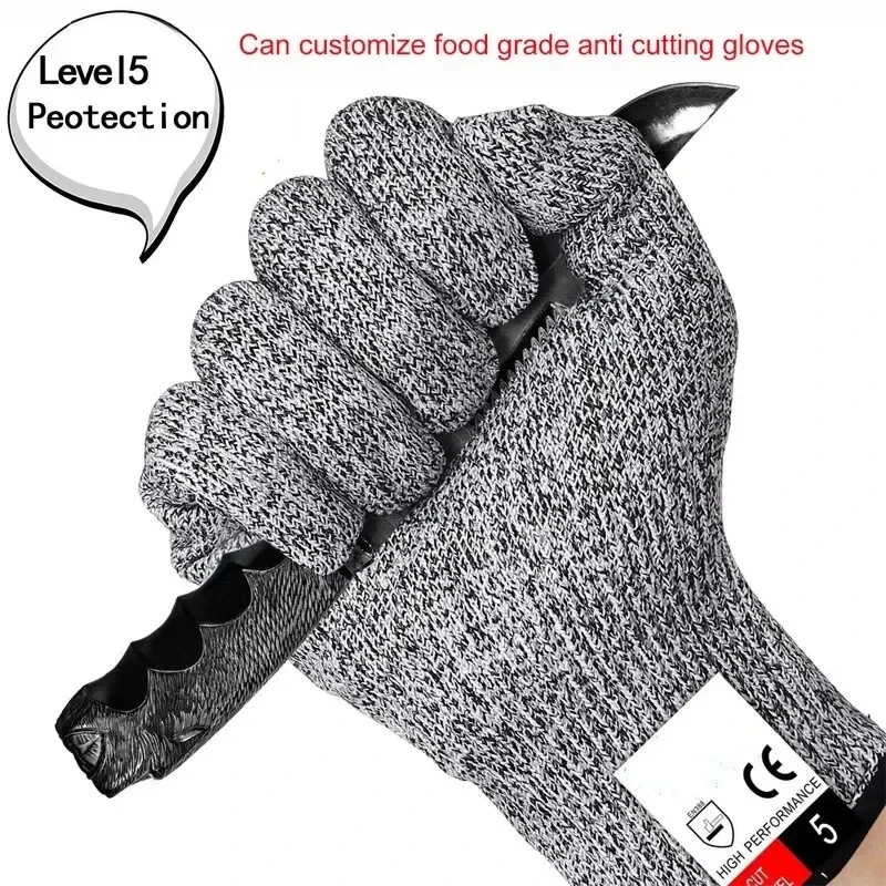 A Pair Anti Cut Proof Gloves Hot Sale Grey Black Anti Cut Level 5 Safety Work Gloves Glass Cutting Safety Protection
A Pair Anti Cut Proof Gloves Hot Sale Grey Black Anti Cut Level 5 Safety Work Gloves Glass Cutting Safety Protection